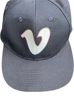 Elevate Navy Blue V Logo Original Fit Snap Back Ball Cap